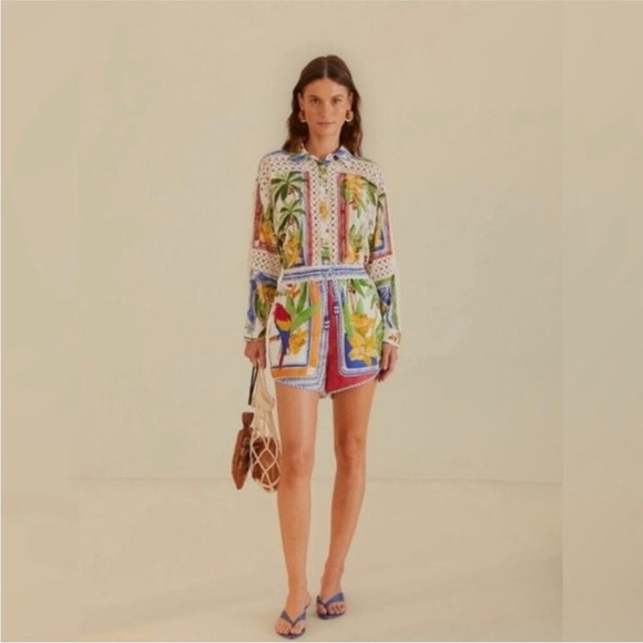 NWT FARM RIO TROPICAL SHORTS - Picture 3 of 10